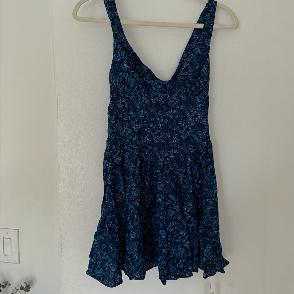 Reformation Wynn Dress in Blue Rose